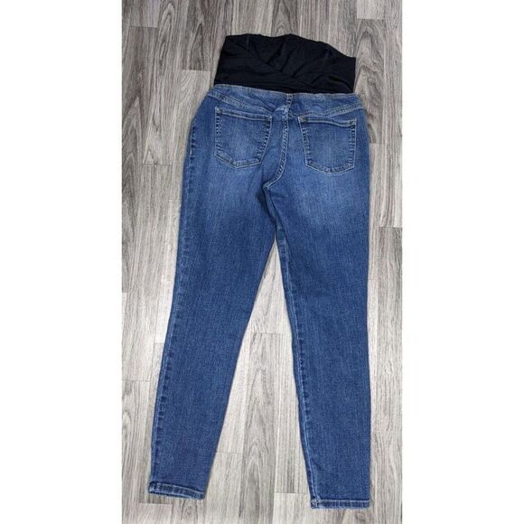 (3/$35) Isabel Maternity By Ingrid & Isabel Size 4 Full Panel Skinny Jeggings - Picture 2 of 11